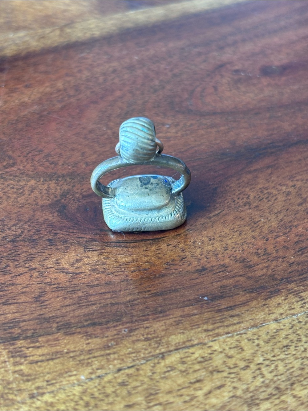 Vintage Antique Georgian Victorian Gold Cased Garnet Wax Seal Fob Pendant Charm - Picture 3 of 7